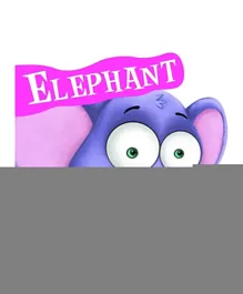 Elephant Cutout Board Book - English