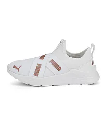 Puma Wired Run Slip On Flash PS Shoes - White