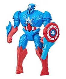 Marvel Avengers Mech Strike Monster Hunters Captain America Action Figure - 20cm