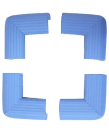 B-Safe Corner Cushions Ribbed Blue - 4 Pieces
