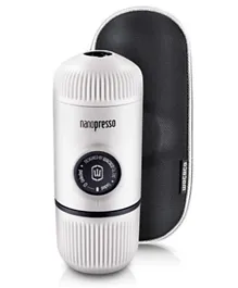 Wacaco Elements Nanopresso Portable Espresso Maker with Protective Case - Chill White