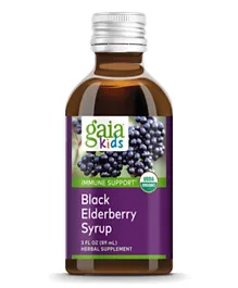 Gaia Herbs Gaia Kids Black Elderberry Syrup - 89ml