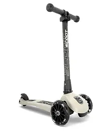 Scoot & Ride Highway Kick LED 3 Wheel Scooter - Ash