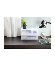 Keyway A5 Desk Front Drawers - Clear