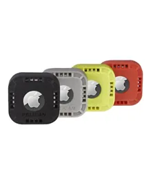 Pelican Protector Sticker Mount Case For AirTag Devices Multicolor - Pack Of 4