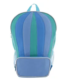 حقيبة ظهر ليتل آي إيه بتصميم منطاد الهواء الساخن الأزرق - 14 إنش