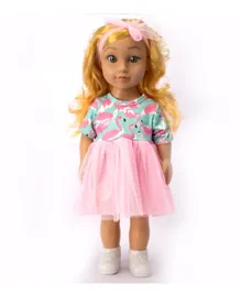 Classic and Stylish 3 Mixed Enamel Hand Empty Four-tone Music American Girls Fat Baby Doll Xd94-8 -  18 Inches