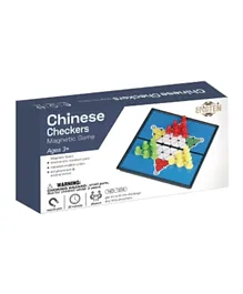 Engten Magnetic Chinese Checkers Board Game -  3 Players