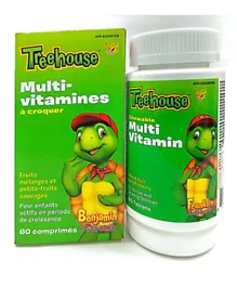 WEBBER NATURALS Treehouse Chewable Multi Vitamin Tablet Mixed Fruit and Wildberry - 60 Tablets
