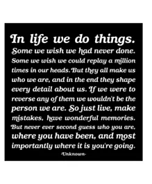 Quotable Magnets -  In Life We Do Things