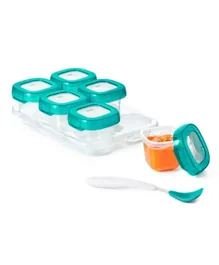 Oxo Tot Silicone Baby Blocks Teal - 59mL