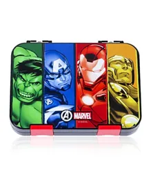 Eazy Kids Marvel Avengers Super Hero  Convertible Bento Tritan Lunch Box - Multicolor