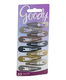Goody Women's Classics Contour Clips - Pack of 10