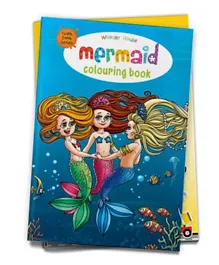 Mermaid Coloring Book - English