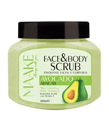 MAAKE Face and Body Scrub Avocado - 600mL
