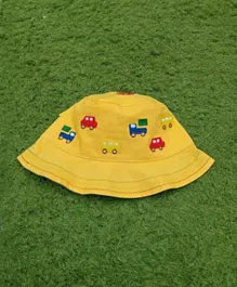 The Girl Cap Cars Kids Hat - Yellow