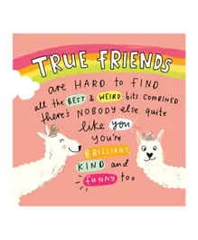 Pigment True Friends Llamas Greeting Card