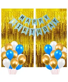 Party Propz 33 Pcs Birthday Balloons Combo for Kids Or Birthday Decoration Items for Boys- Multicolour