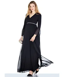 Bella Mama Maternity Dress - Black