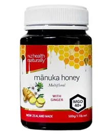 NZ HEALTH Manuka Honey MGO 40+ With Ginger - 500g