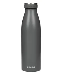 Sistema Stainless Steel Bottle Grey Assorted - 500 mL