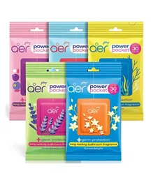 Godrej Aer Power Pocket Bathroom Fragrance Pack Of 5 - 50g