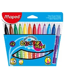 Maped Felt Pens Multicolor- Set of 12