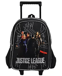 Justice League Silver Edition Trolley Bag Black - 16 inches
