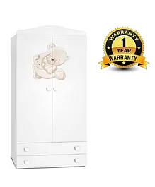 Cam Wardrobe & Drawer - Moon Bear