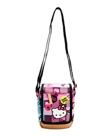 Hello Kitty Zip Closure Shoulder Bag - Pink