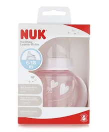 NUK First Choice PP Learner Bottle Baby Rose - 150mL