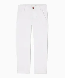 Zippy Straight Fit Trousers - White