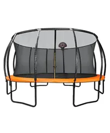 Myts Trampoline Bounce And Jump For Kids & Basket Ball Hoop -  10 Feet