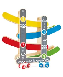 Hape Wooden Race Track - Multicolour