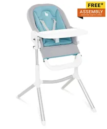 Babymoov Waterproof Slick 2 in 1 Recliner & High Chair - Blue & Grey