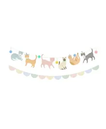 Meri Meri Cute Kittens Garland - Multicolor