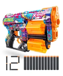 X-Shot Skins Dread Sonic Bulk Robotnik Dart Gun - 13 Pieces