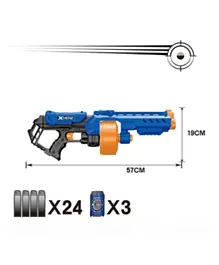 JustDK Burst Flywheel Soft Bullet Toy Blaster