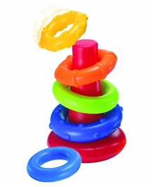 B'Kids Rock 'N Stack Rings Multicolor - 6 Pieces