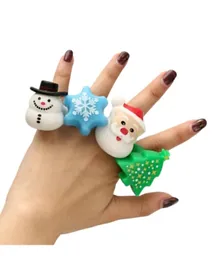 Highland Glow In The Dark Christmas Rings Pack of 10 - Assorted