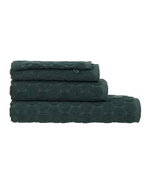 Hema Bath Towel Deep Green Dot - 1 Piece