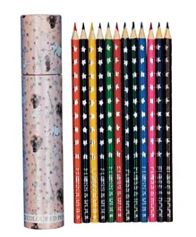 Floss & Rock Party Animals Pack of 12 Pencils - Multi Color