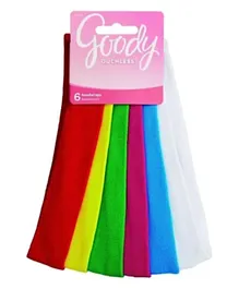 Goody Ouchless Thin Nylon Headwraps - Pack of 6