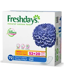Freshdays Daily Liners Long - 72 Pieces