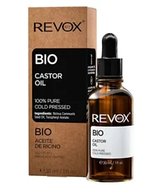 REVUELE Revox Bio 100% Pure Cold Pressed Castor Oil - 30mL
