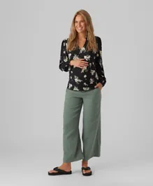 Vero Moda Maternity Full Length Pants - Green