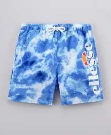 Ellesse Bervios Tie Dye Swim Shorts - Light Blue