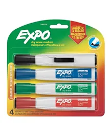 Expo 2020 Magnetic Dry Erase Markers - Pack of 4
