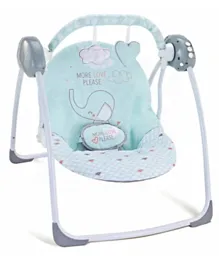 Little Angel Baby Deluxe Electric Portable Automatic Swing - Green