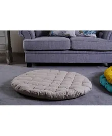 PAN Home Roxy Round Floor Cushion - Beige
